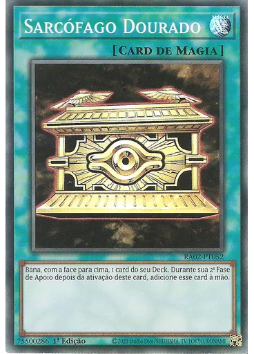 Sarcófago Dourado