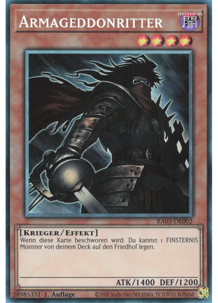 Armageddonritter (Collectors Rare 1st Edition)