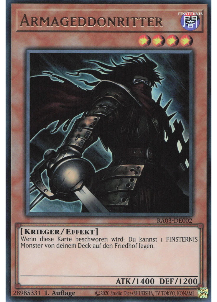 Armageddonritter (Ultra Rare 1st Edition)