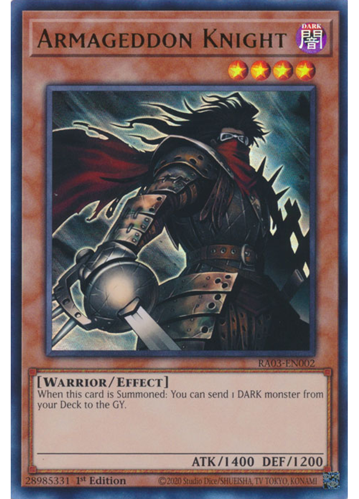 Armageddon Knight (Ultra Rare 1st Edition)