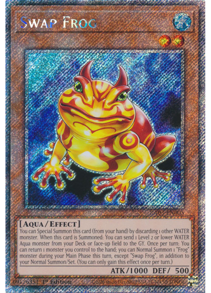 Swap Frog (Platinum Secret Rare 1st Edition)