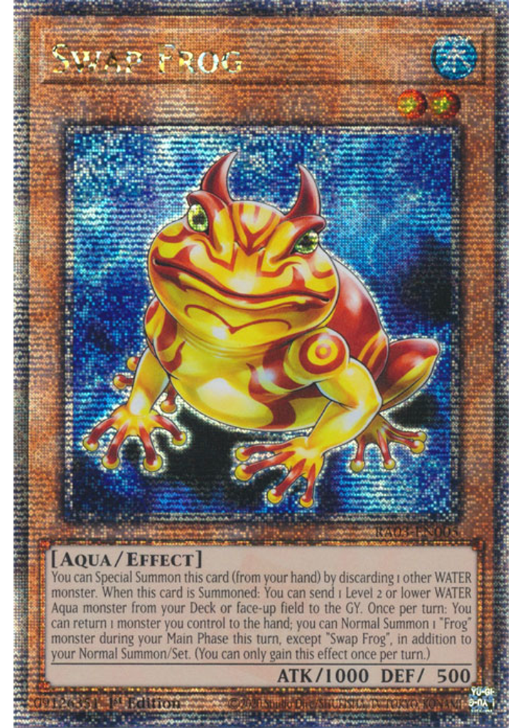Swap Frog (Quarter Century Secret Rare 1st Edition)