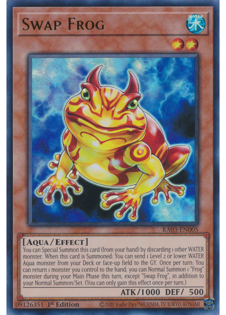 Swap Frog (Ultra Rare 1st Edition)
