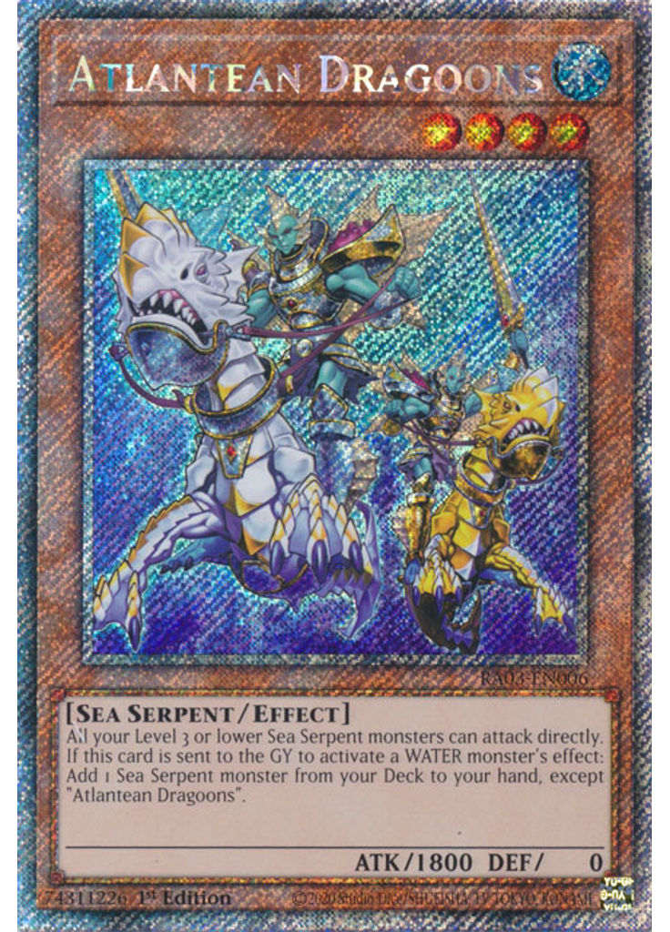 Atlantean Dragoons (Platinum Secret Rare 1st Edition)