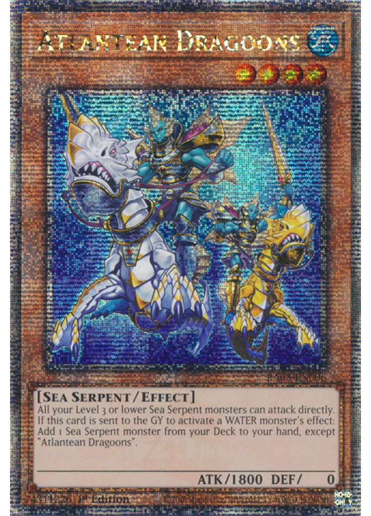 Atlantean Dragoons (Quarter Century Secret Rare 1st Edition)