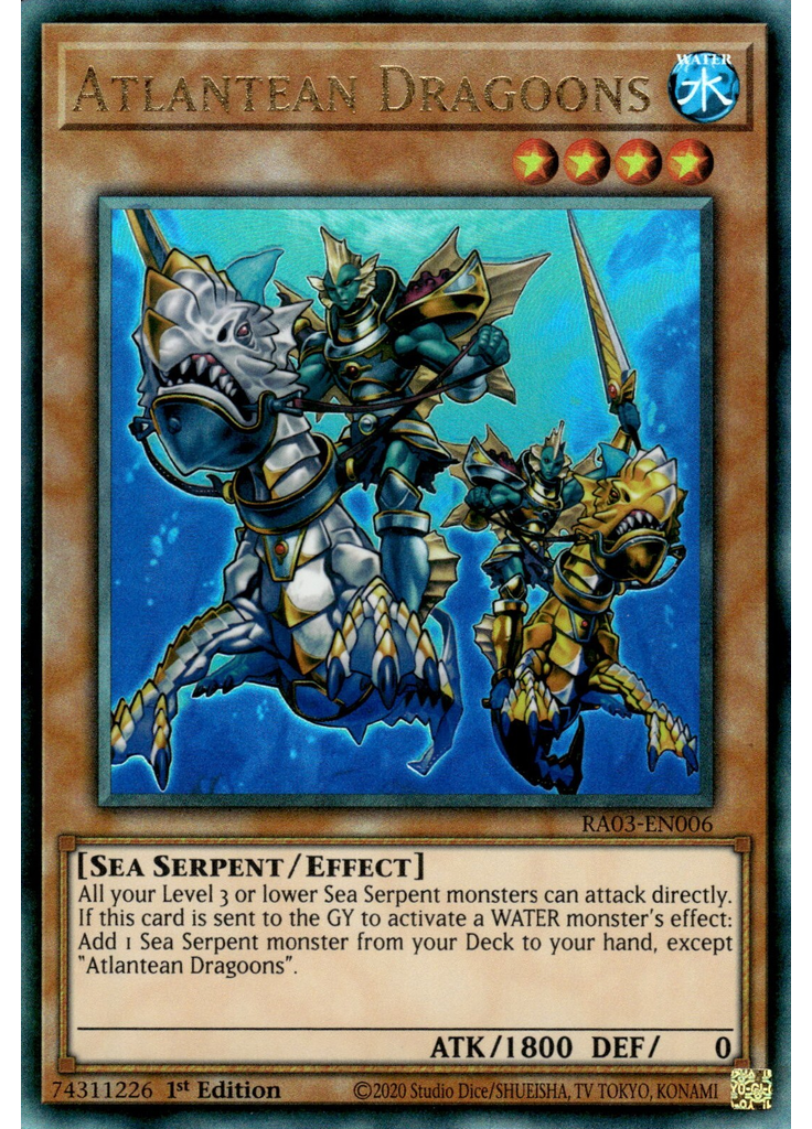 Atlantean Dragoons (Ultimate Rare 1st Edition)