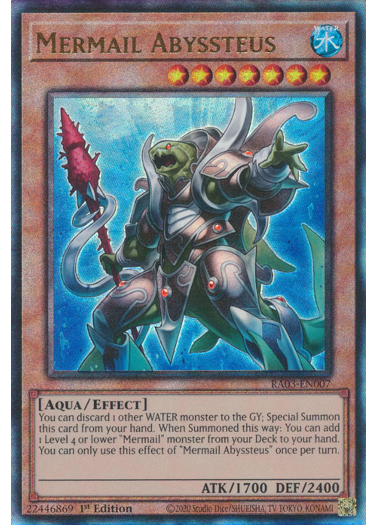 Mermail Abyssteus (Ultimate Rare 1st Edition)