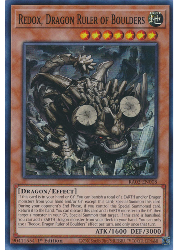 Redox, Dragon Ruler of Boulders