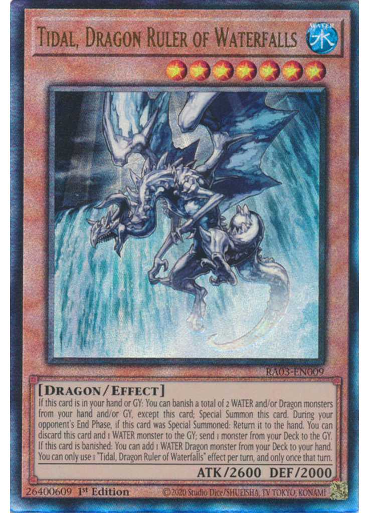 Tidal, Dragon Ruler of Waterfalls (Ultimate Rare 1st Edition)