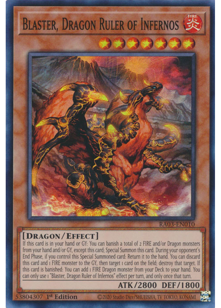 Blaster, Dragon Ruler of Infernos