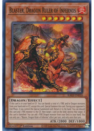 Blaster, Dragon Ruler of Infernos