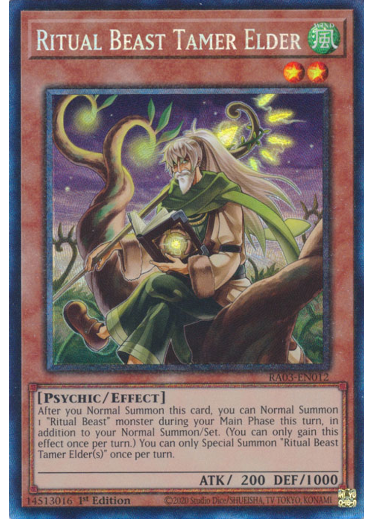 Ritual Beast Tamer Elder (Collectors Rare 1st Edition)