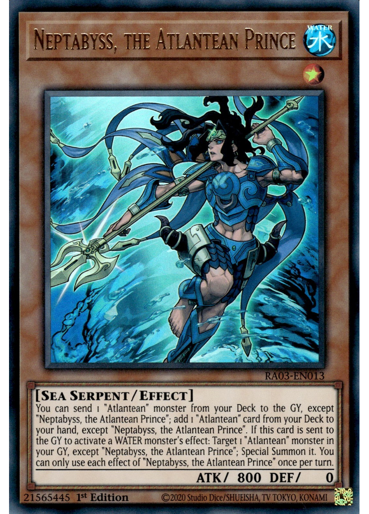 Neptabyss, the Atlantean Prince (Ultra Rare 1st Edition)