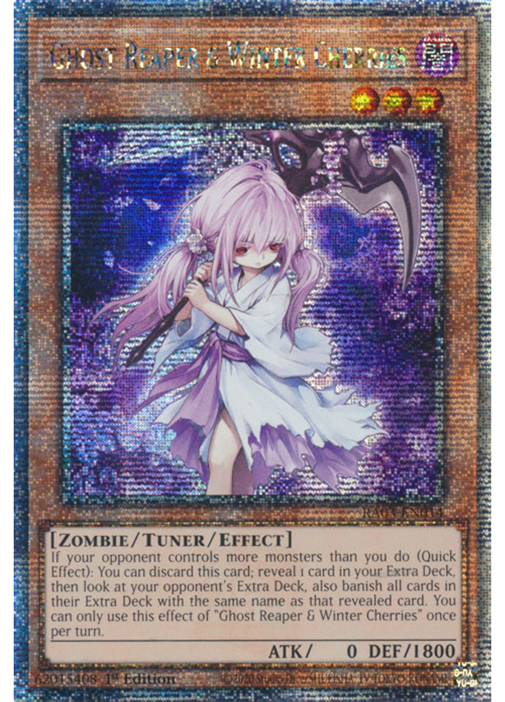 Ghost Reaper & Winter Cherries (Quarter Century Secret Rare 1st Edition)