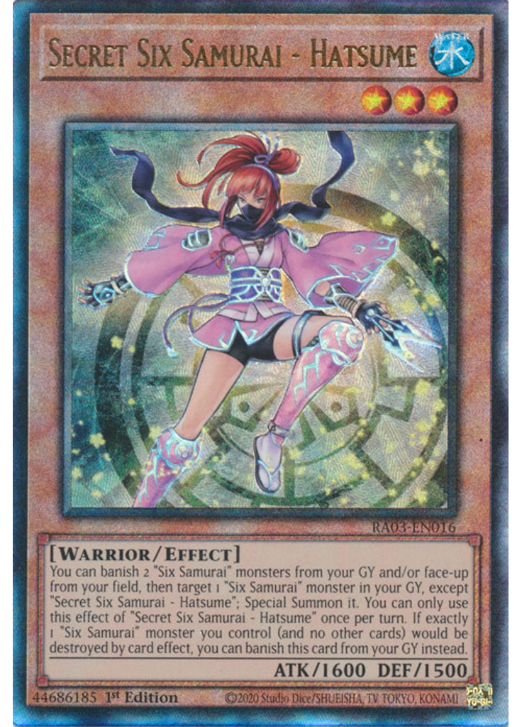 Secret Six Samurai - Hatsume (Ultimate Rare 1st Edition)
