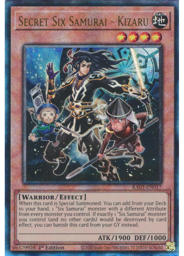 Secret Six Samurai - Kizaru (Ultimate Rare 1st Edition)