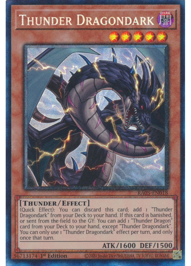 Thunder Dragondark (Collectors Rare 1st Edition)