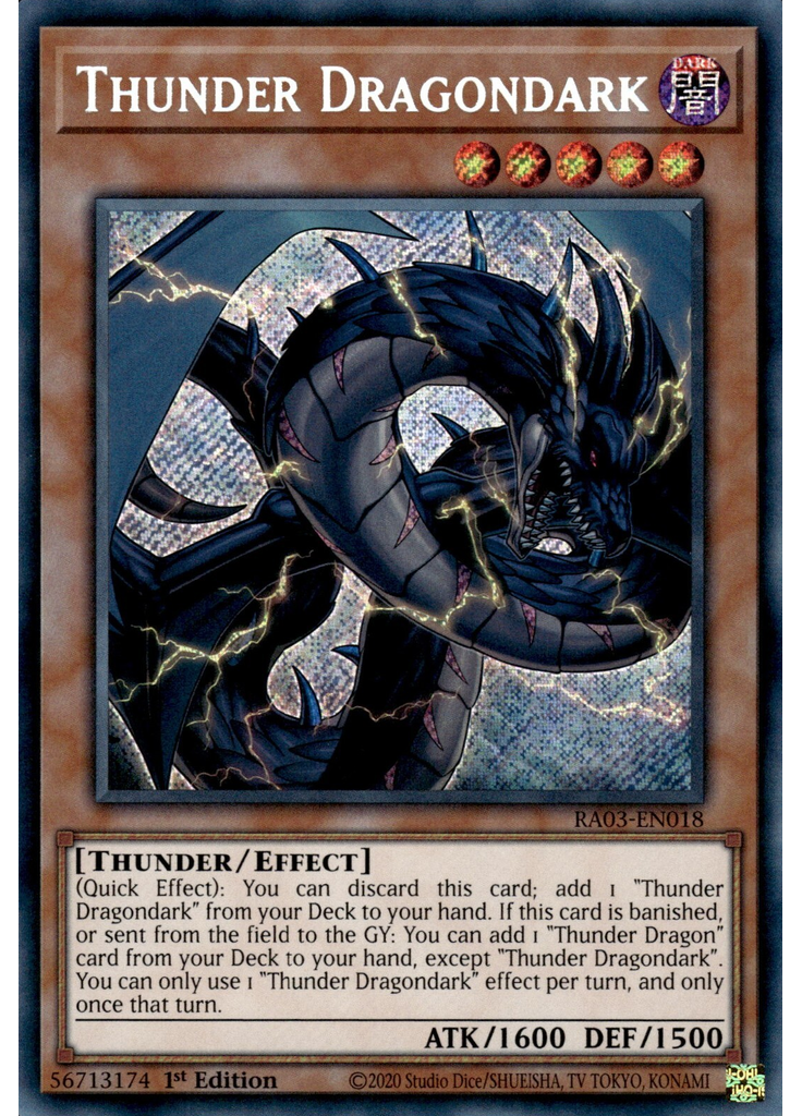 Thunder Dragondark (Secret Rare 1st Edition)