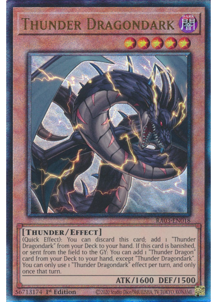 Thunder Dragondark (Ultimate Rare 1st Edition)