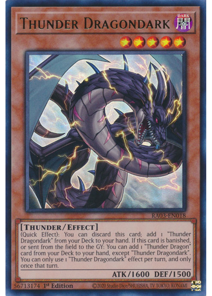 Thunder Dragondark (Ultra Rare 1st Edition)