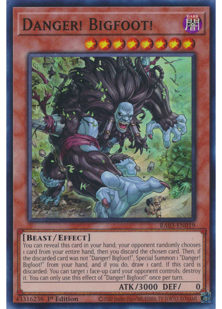 Danger! Bigfoot!