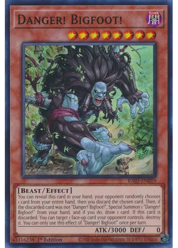 Danger! Bigfoot!