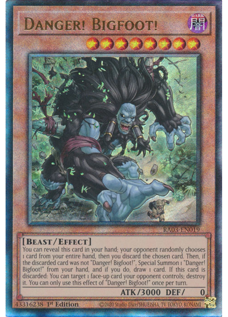 Danger! Bigfoot! (Ultimate Rare 1st Edition)