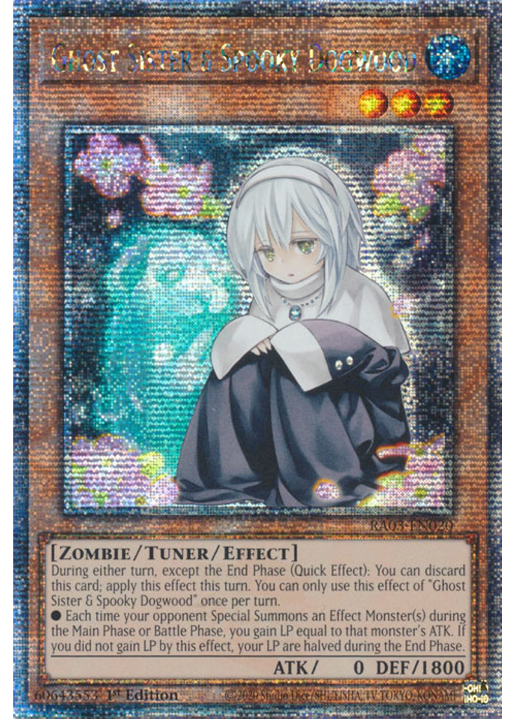 Ghost Sister & Spooky Dogwood (Quarter Century Secret Rare 1st Edition)