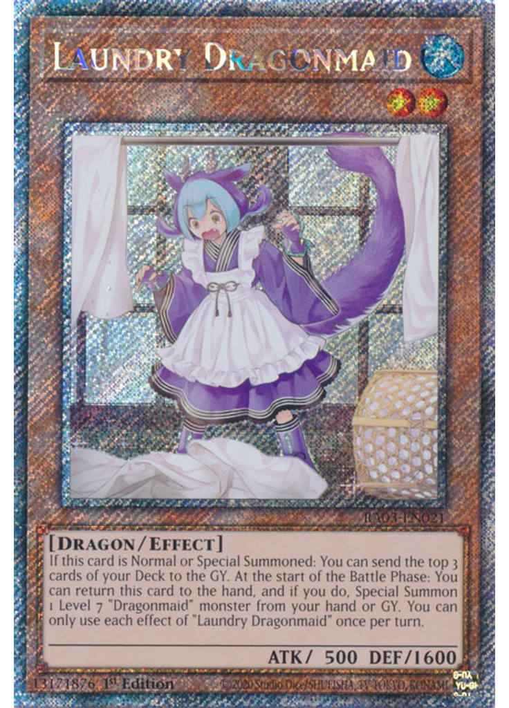 Laundry Dragonmaid (Platinum Secret Rare 1st Edition)