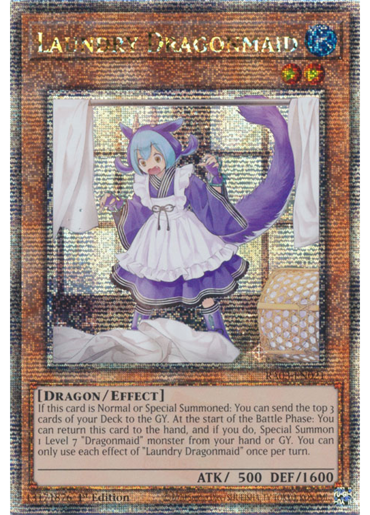 Laundry Dragonmaid (Quarter Century Secret Rare 1st Edition)