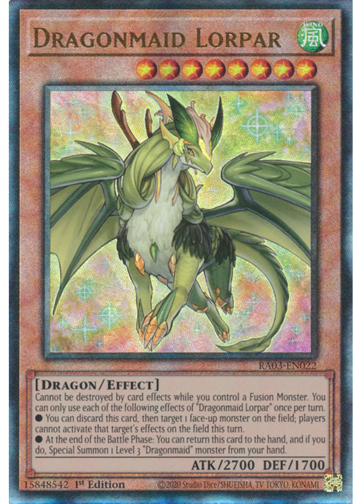 Dragonmaid Lorpar (Ultimate Rare 1st Edition)