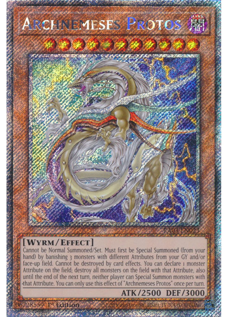 Archnemeses Protos (Platinum Secret Rare 1st Edition)