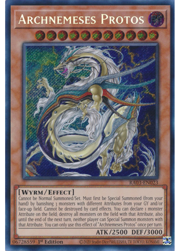 Archnemeses Protos (Secret Rare 1st Edition)