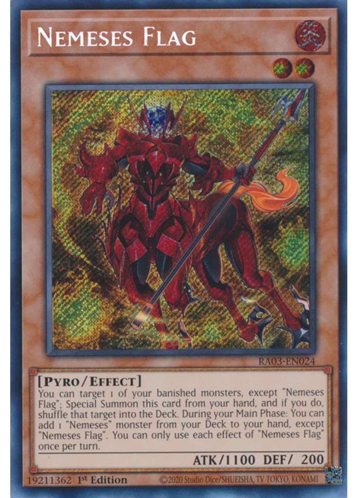 Nemeses Flag (Secret Rare 1st Edition)