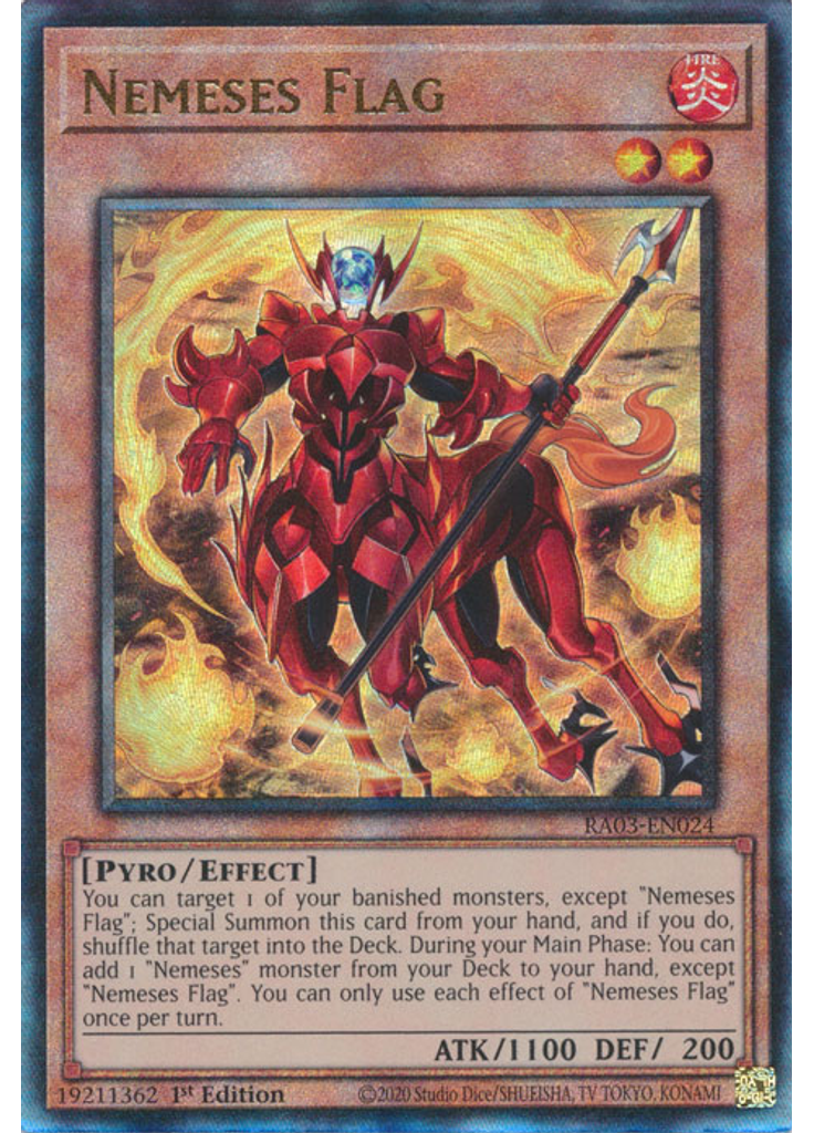 Nemeses Flag (Ultimate Rare 1st Edition)