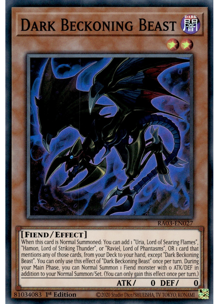 Dark Beckoning Beast