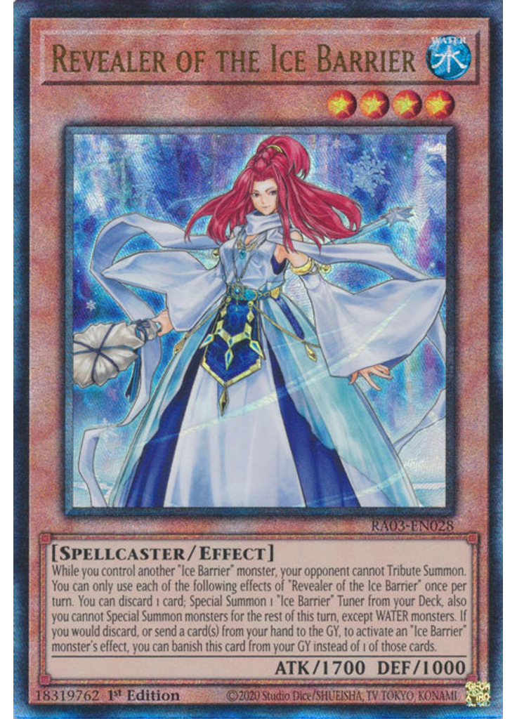 Revealer of the Ice Barrier (Ultimate Rare 1st Edition)