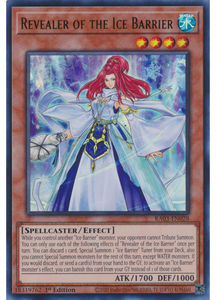 Revealer of the Ice Barrier (Ultra Rare 1st Edition)