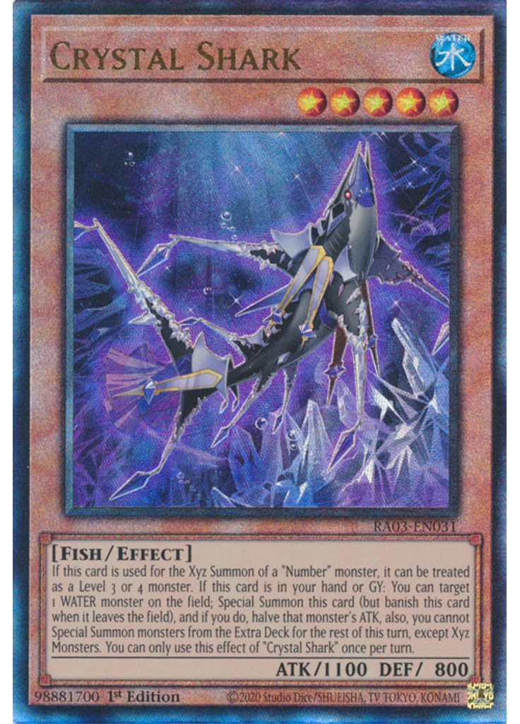 Crystal Shark (Ultimate Rare 1st Edition)
