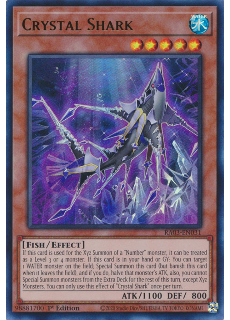 Crystal Shark (Ultra Rare 1st Edition)