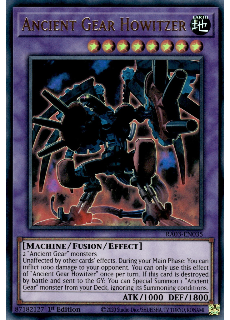 Ancient Gear Howitzer (Ultra Rare 1st Edition)