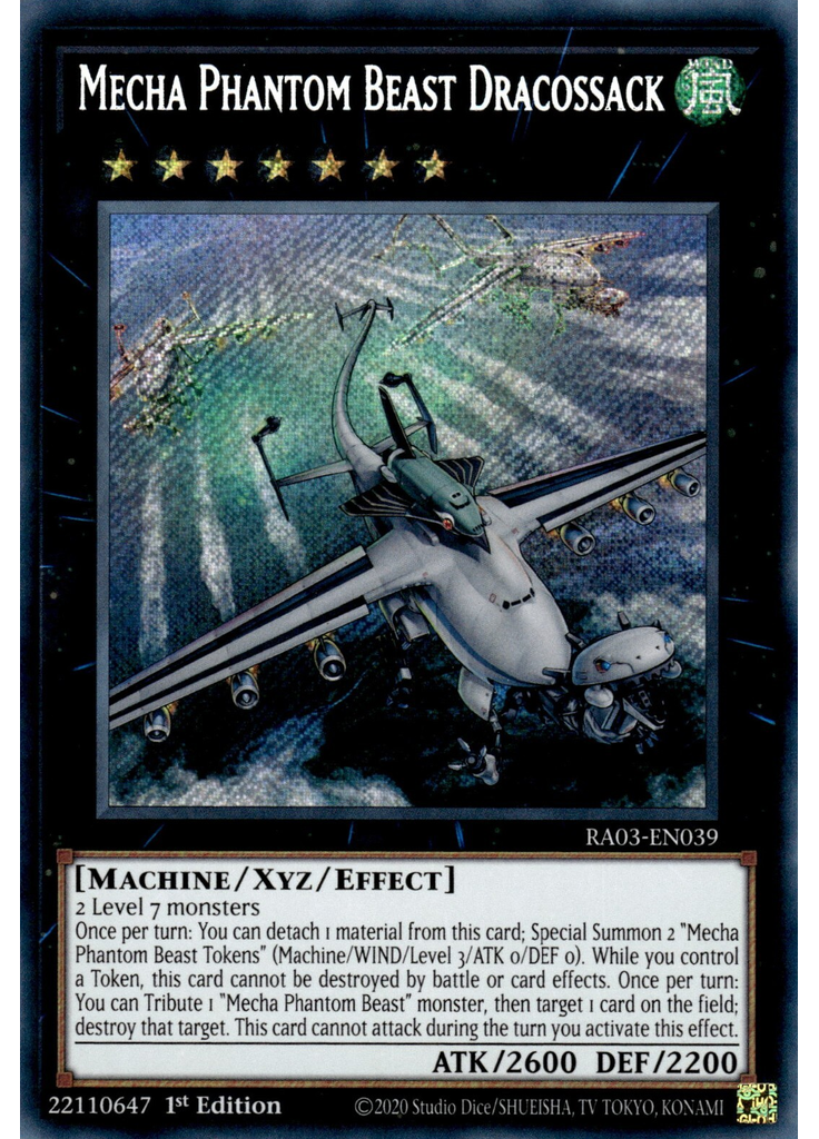 Mecha Phantom Beast Dracossack (Secret Rare 1st Edition)