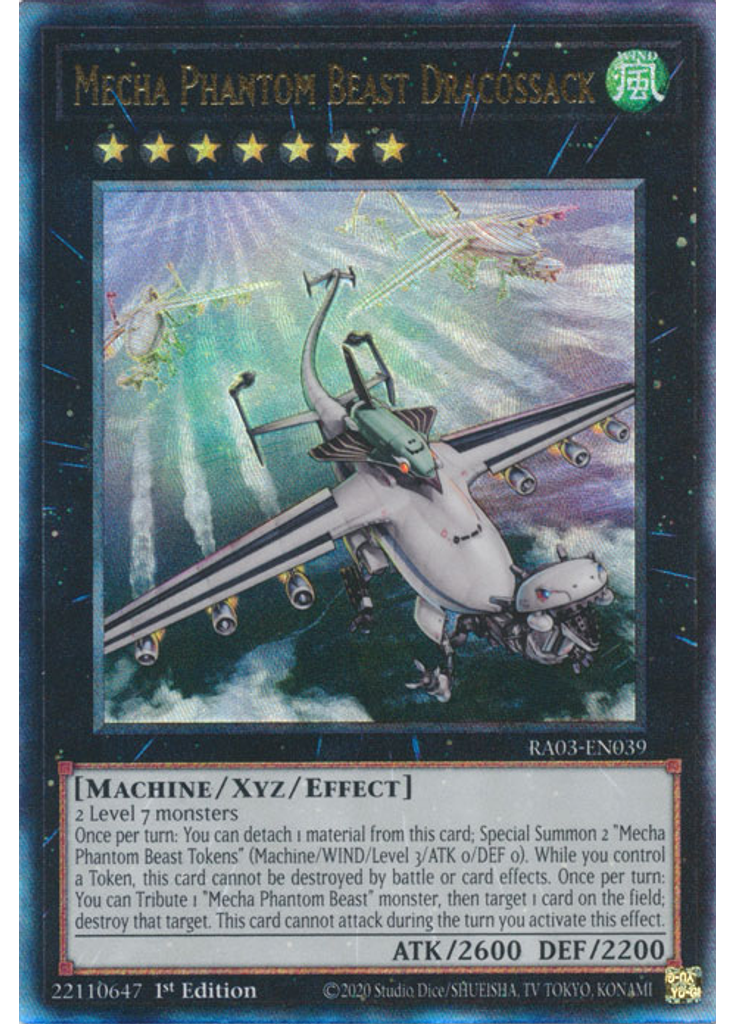 Mecha Phantom Beast Dracossack (Ultimate Rare 1st Edition)