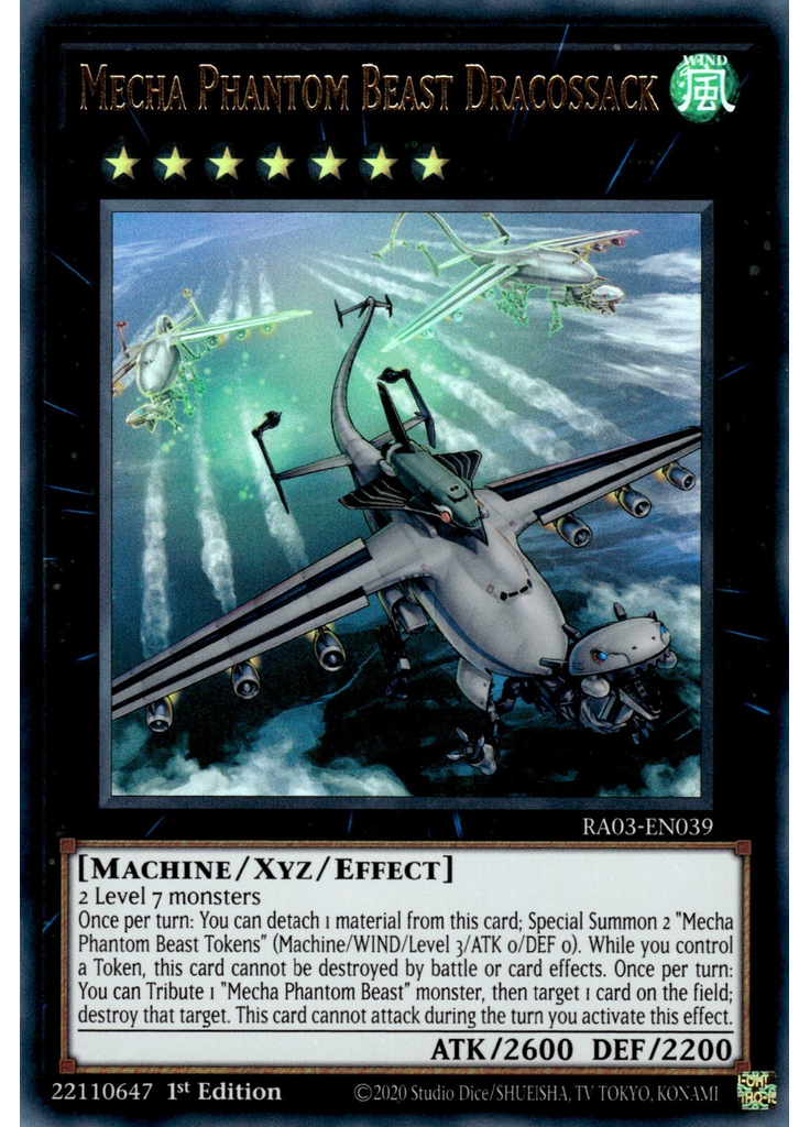 Mecha Phantom Beast Dracossack (Ultra Rare 1st Edition)
