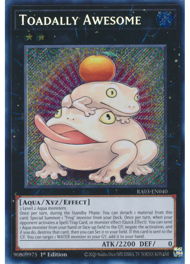 Toadally Awesome (Secret Rare 1st Edition)