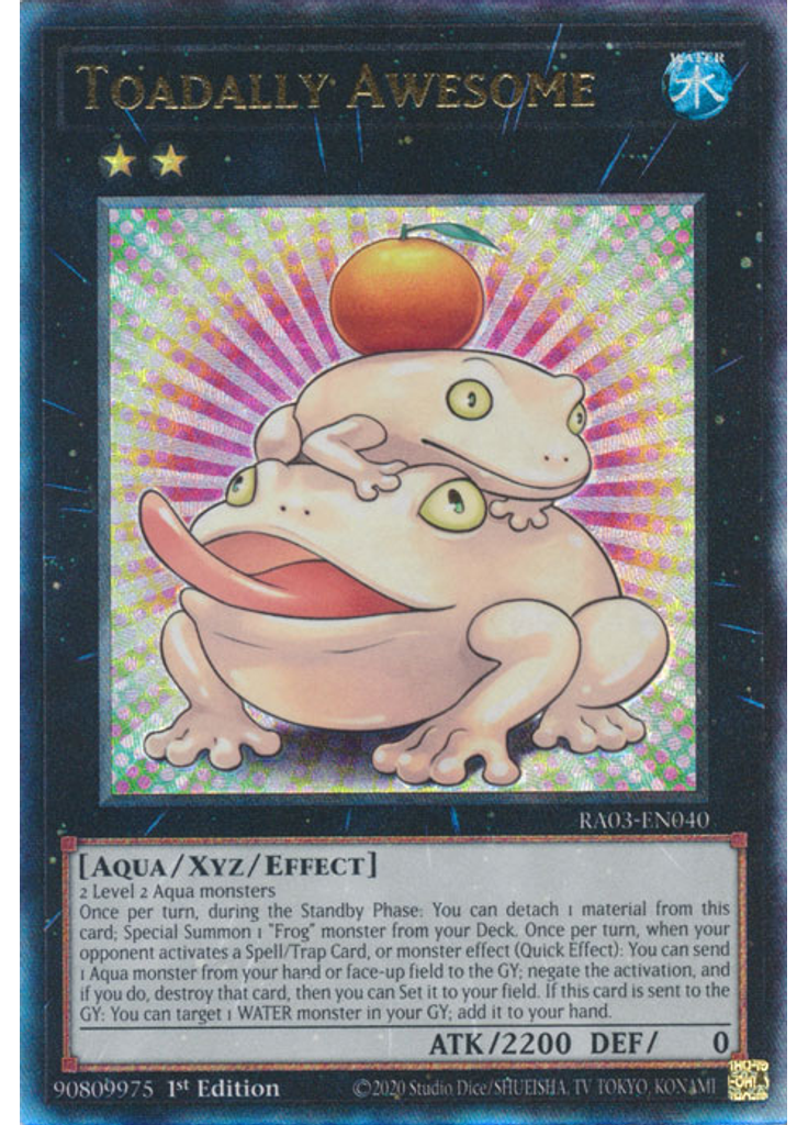 Toadally Awesome (Ultimate Rare 1st Edition)