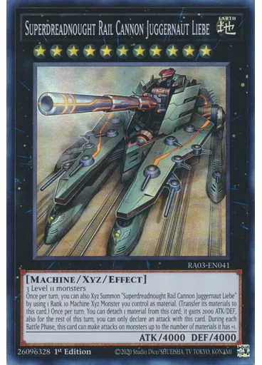 Superdreadnought Rail Cannon Juggernaut Liebe