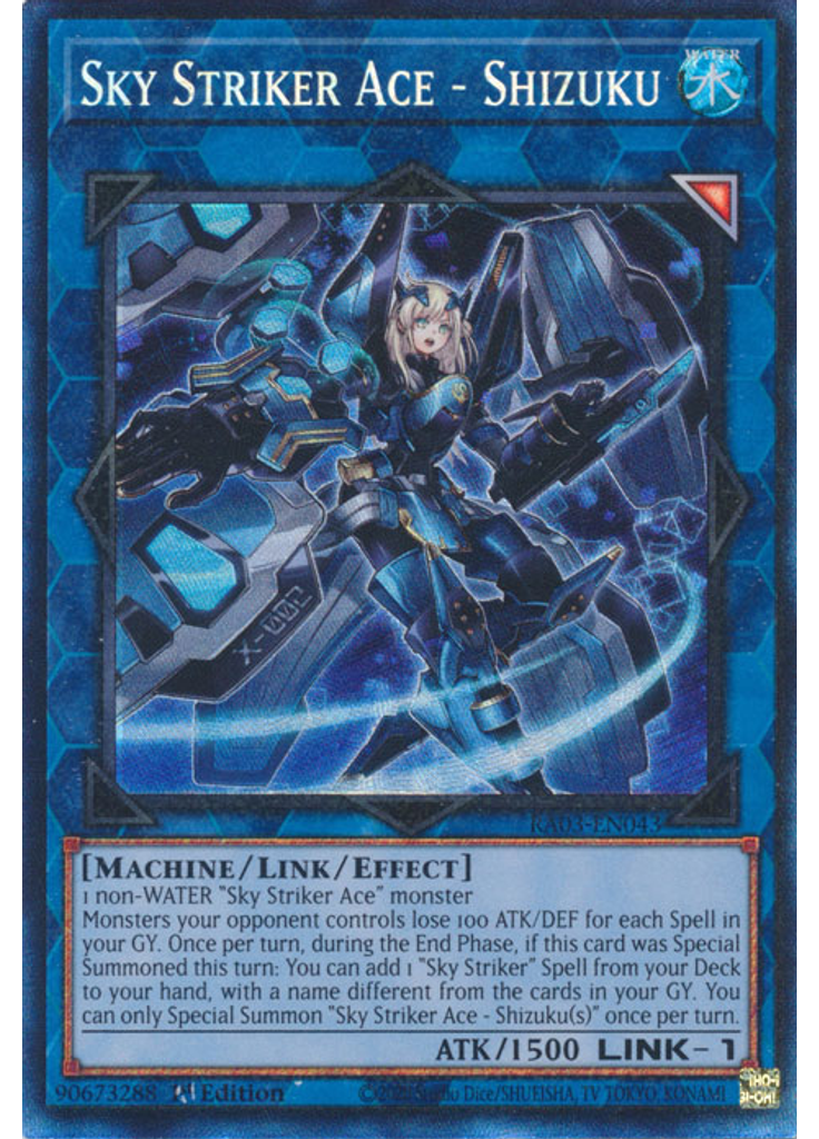 Sky Striker Ace - Shizuku (Collectors Rare 1st Edition)