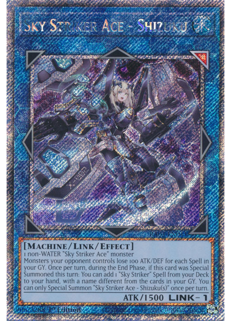 Sky Striker Ace - Shizuku (Platinum Secret Rare 1st Edition)