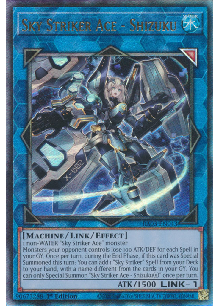 Sky Striker Ace - Shizuku (Ultimate Rare 1st Edition)